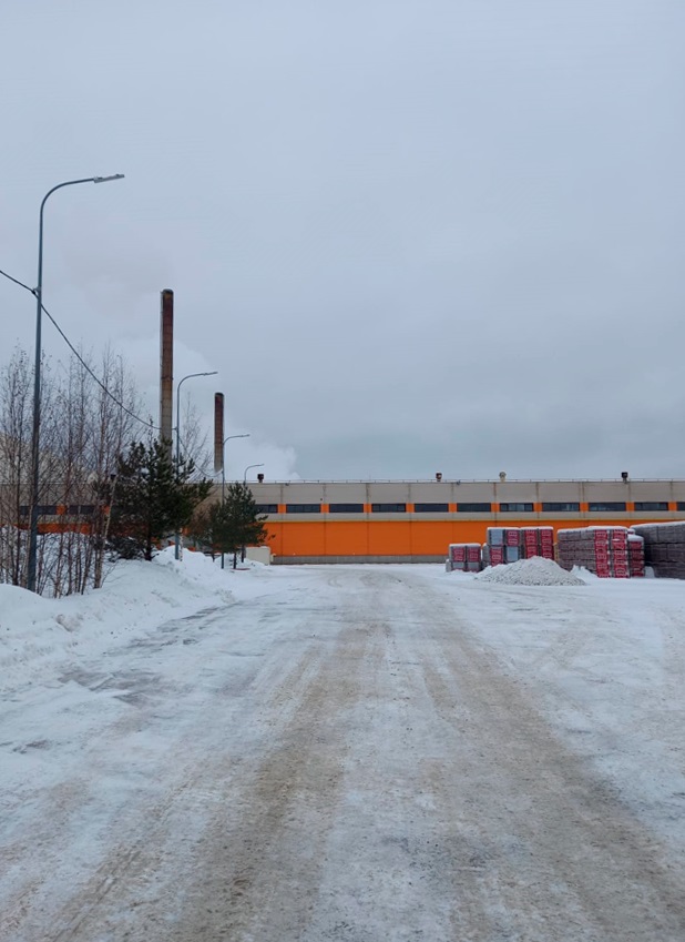 Уборка территории Рябовского завода керамических изделий